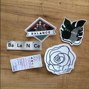 Balance Athletica sticker collection